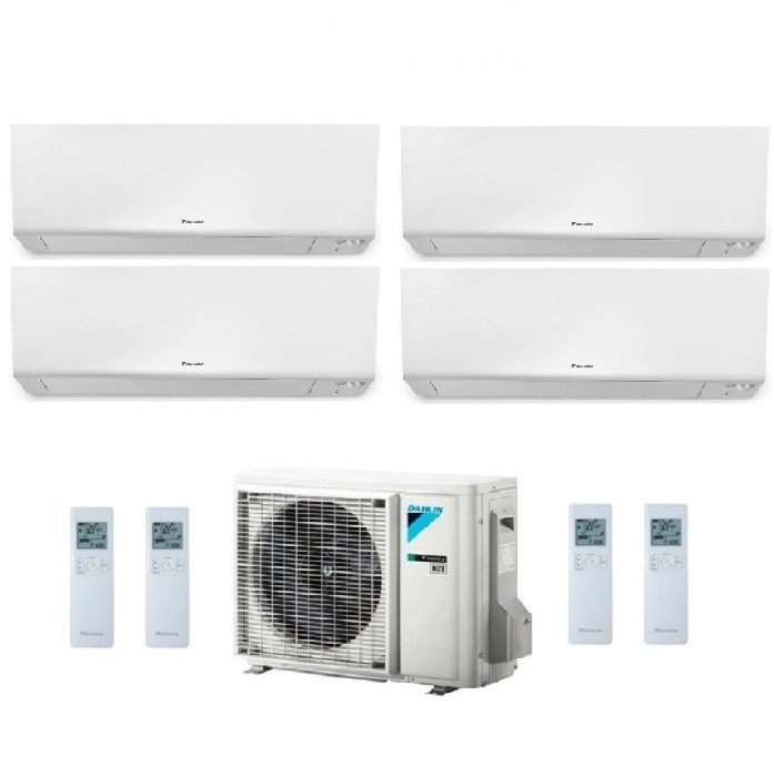 CLIMATIZZATORE CONDIZIONATORE DAIKIN QUADRI SPLIT INVERTER serie R FTXM R-32 PERFERA WALL Bluevolution 9000+9000+12000+12000 con 4MXM80N WI-FI INCLUSO - NEW 9+9+12+12