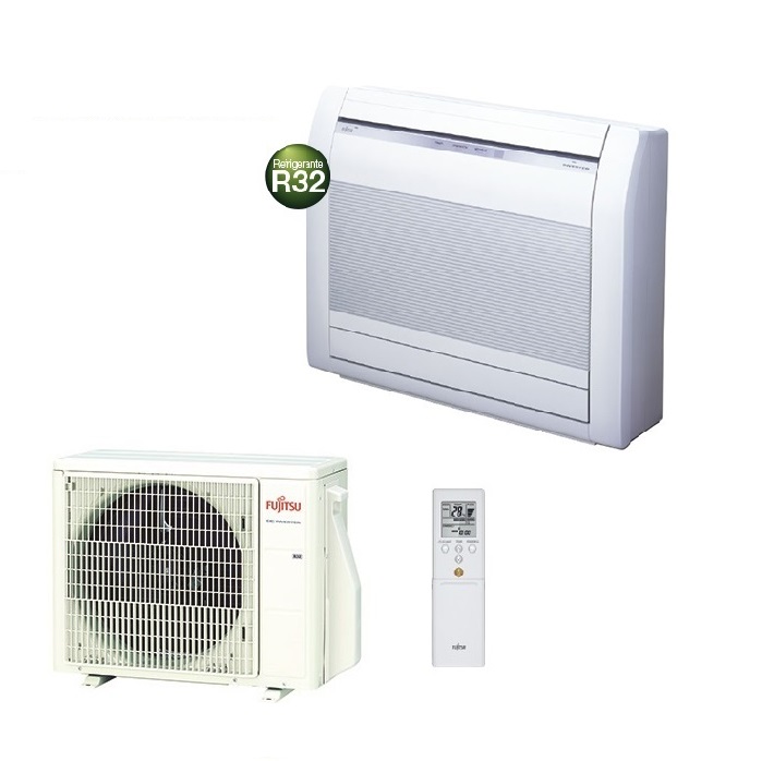 CLIMATIZZATORE CONDIZIONATORE FUJITSU SPLIT PAVIMENTO CONSOLE INVERTER KV AGYG12KVCA 12000 BTU WI-FI OPTIONAL - NEW