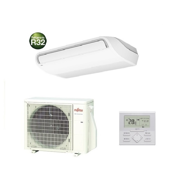 CLIMATIZZATORE CONDIZIONATORE FUJITSU SPLIT SOFFITTO INVERTER KR ABYG24KRTA 24000 BTU MONOFASE CON FILOCOMANDO INCLUSO - NEW