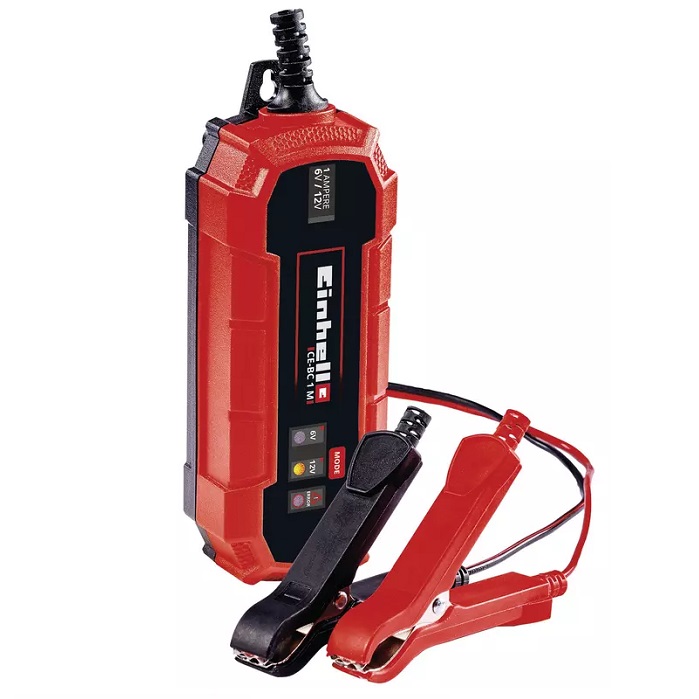 CARICABATTERIE INTELLIGENTE EINHELL CE-BC 1 M CON CONTROLLER A MICROPROCESSORE COD. 1002205