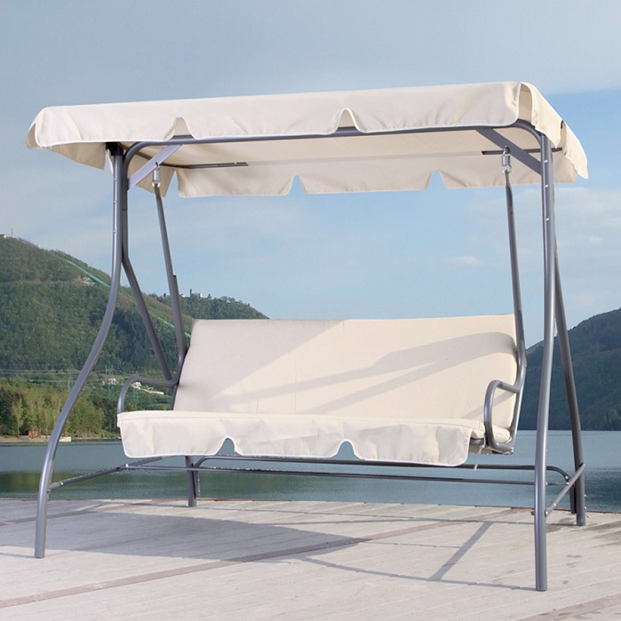 DONDOLO IN ACCIAIO ROMANTIC  A 3 POSTI COD. 57376