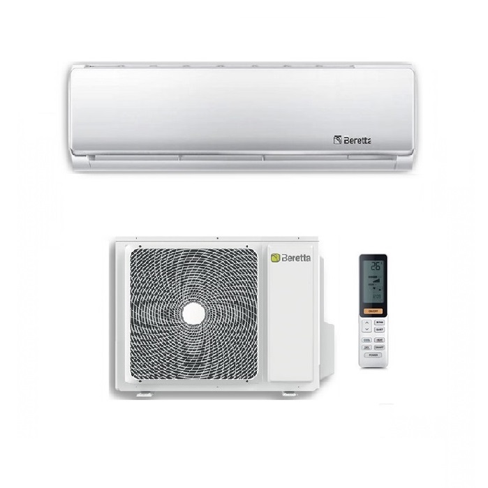 CLIMATIZZATORE CONDIZIONATORE BERETTA INVERTER SERIE BREVA R-32 24000 BTU WI-FI OPTIONAL - NEW