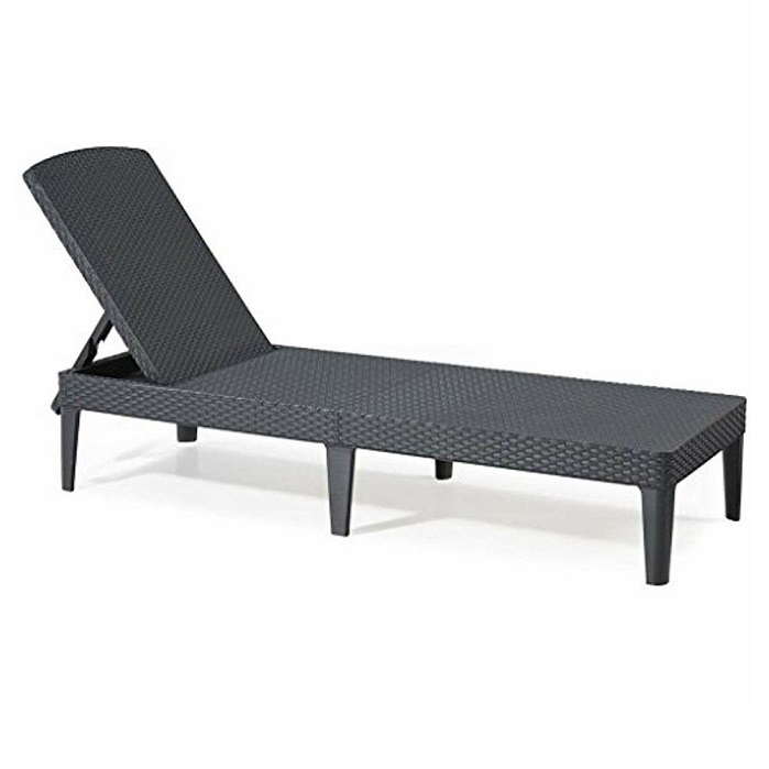 ALLIBERT KETER LETTINO JAIPUR COLORE GRAPHITE SENZA CUSCINO COD. 95137