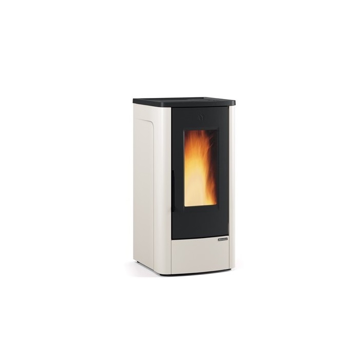 STUFA A PELLET AD ARIA VENTILATA LA NORDICA EXTRAFLAME MOD. DAHIANA 10 KW BIANCA