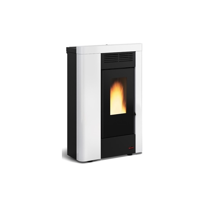 STUFA A PELLET CANALIZZATA LA NORDICA EXTRAFLAME MOD. ANNABELLA 8 KW BIANCA COD. 001280102