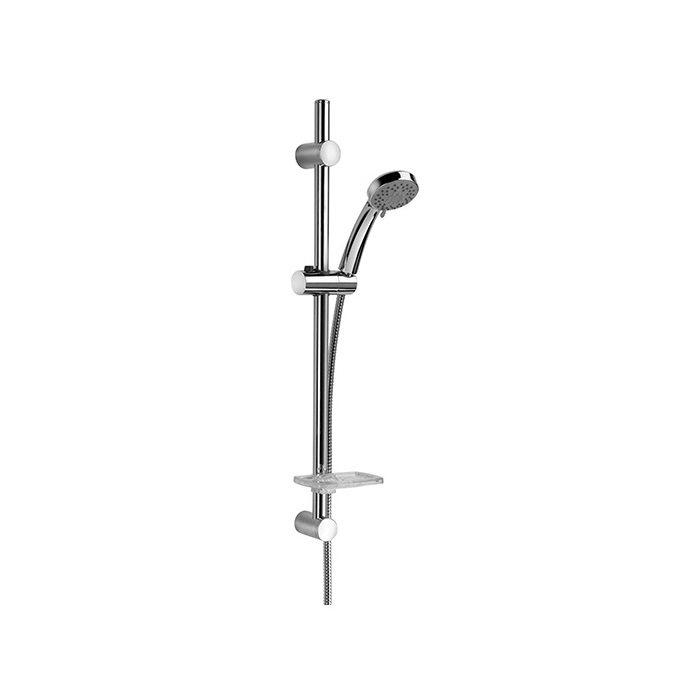 DOCCIA SALISCENDI PAINI 50CR124-P1 CON PORTASAPONE E DOCCIA ANTICALCARE 3 GETTI