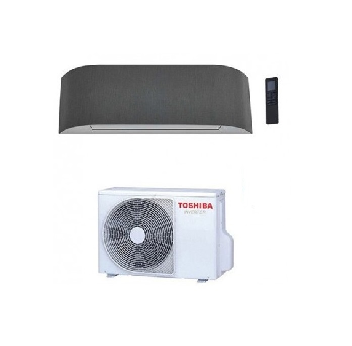 CLIMATIZZATORE CONDIZIONATORE TOSHIBA HAORI 10000 BTU RAS-B10N4KVRG-E GRIGIO SCURO-NEW