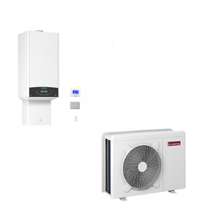 ARISTON GENUS ONE HYBRYD NET 24/5 KW COMPLETA DI KIT SCARICO FUMI CALDAIA A CONDENSAZIONE CON POMPA DI CALORE INTEGRATA – SISTEMA IBRIDO