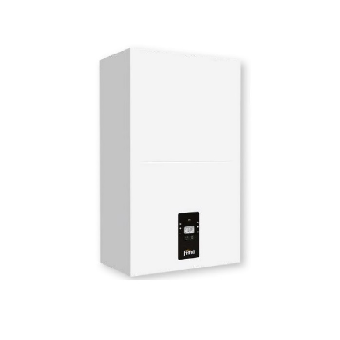CALDAIA FERROLI BLUEHELIX ALPHA 34C KW A CONDENSAZIONE METANO/GPL COMPLETA DI KIT SCARICO FUMI