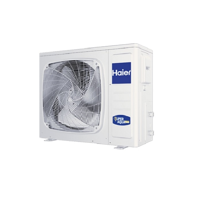 POMPA DI CALORE REFRIGERATORE HAIER SUPERACQUA AU052FYCRA (HW) DA 5 KW CON COMANDO A FILO INCLUSO