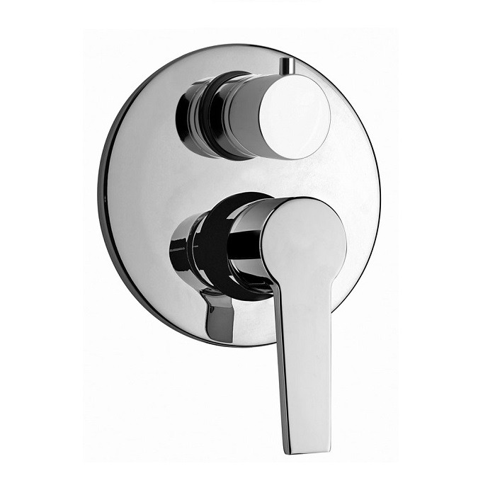 MISCELATORE MONOCOMANDO DOCCIA INCASSO CON DEVIATORE ROTATIVO 2 USCITE PAINI LE MANS 90CR6911