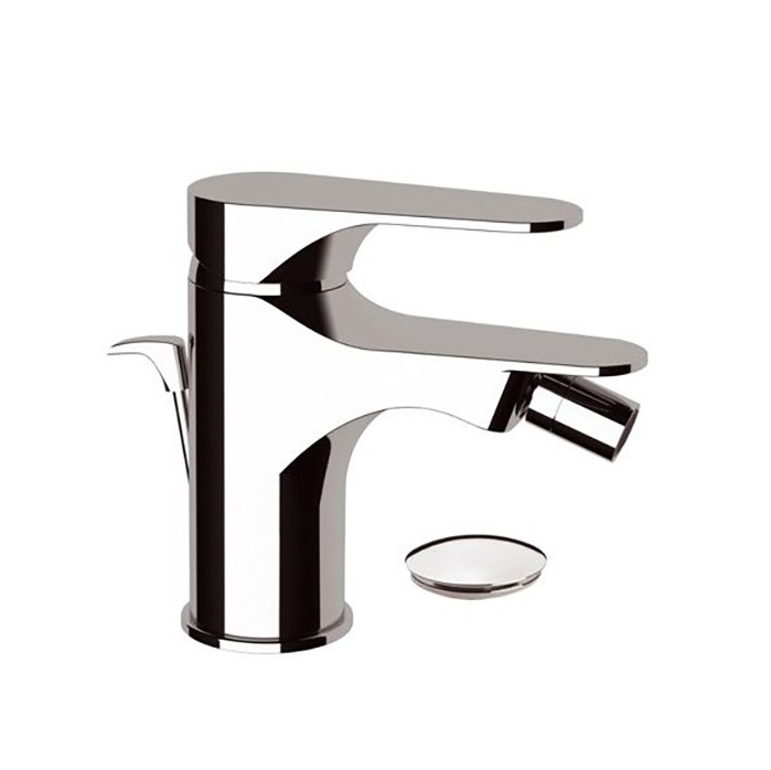 REMER MISCELATORE MONOCOMANDO REMER CLASS LINE L20 PER BIDET CON SCARICO