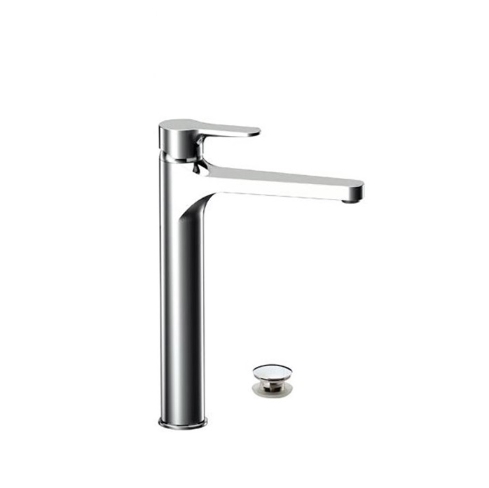 REMER MISCELATORE MONOCOMANDO REMER WINNER W10L PER LAVABO ALTO CON SCARICO