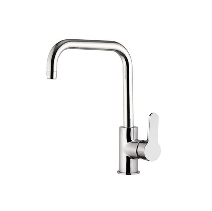 REMER MISCELATORE MONOCOMANDO MONOFORO 90° REMER WINNER W72U CON CANNA ALTA QUADRA GIREVOLE