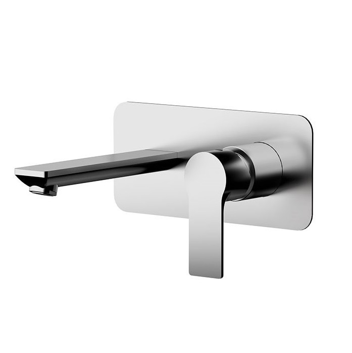 REMER MISCELATORE MONOCOMANDO ENERGY EY15 PER LAVABO A INCASSO CON PIASTRA ORIZZONTALE