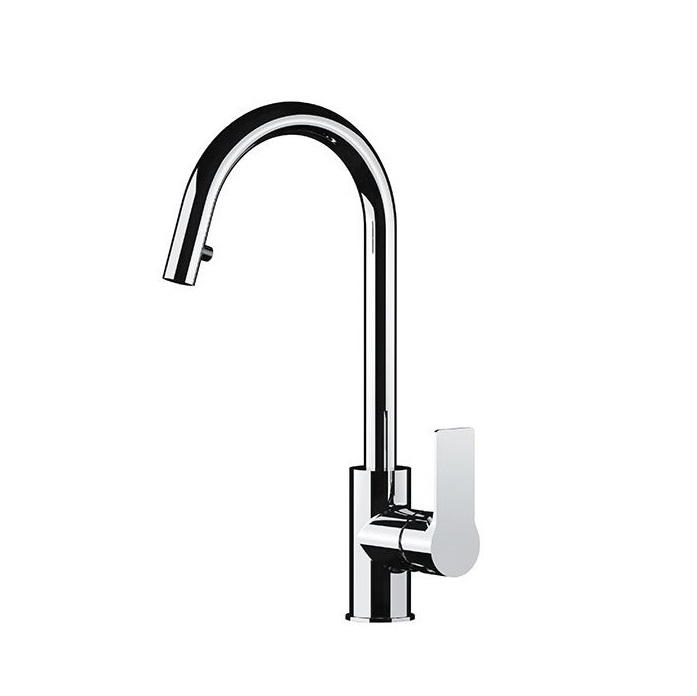 REMER MISCELATORE MONOCOMANDO ENERGY EY84 PER LAVELLO CON CANNA ALTA GIREVOLE