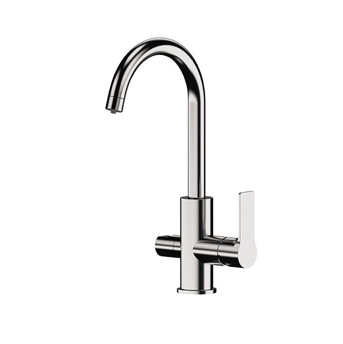 REMER MISCELATORE MONOCOMANDO ENERGY EY79DW PER LAVELLO CON SELEZIONE ACQUA FILTRATA TRAMITE LEVA AGGIUNTIVA