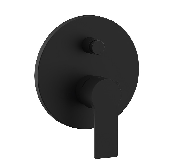 REMER MISCELATORE MONOCOMANDO ENERGY EY09NO PER VASCA A INCASSO CON DEVIATORE - NERO OPACO