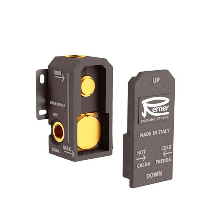 REMER BOX INCASSO RRBOX PER MISCELATORE VASCA/DOCCIA SEMPLICE O CON DEVIATORE