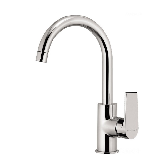 MARIANI MISCELATORE MONOCOMANDO LAVELLO CANNA ALTA GIREVOLE ARTIC 506/AT