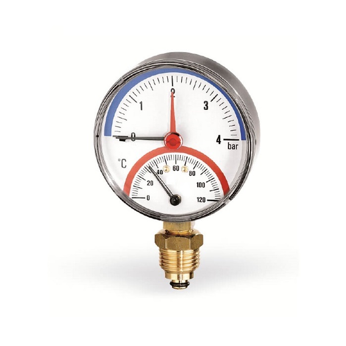 WATTS TERMOMANOMETRO DN80 AD ATTACCO RADIALE 0-6 BAR TIRM-ABS 80
