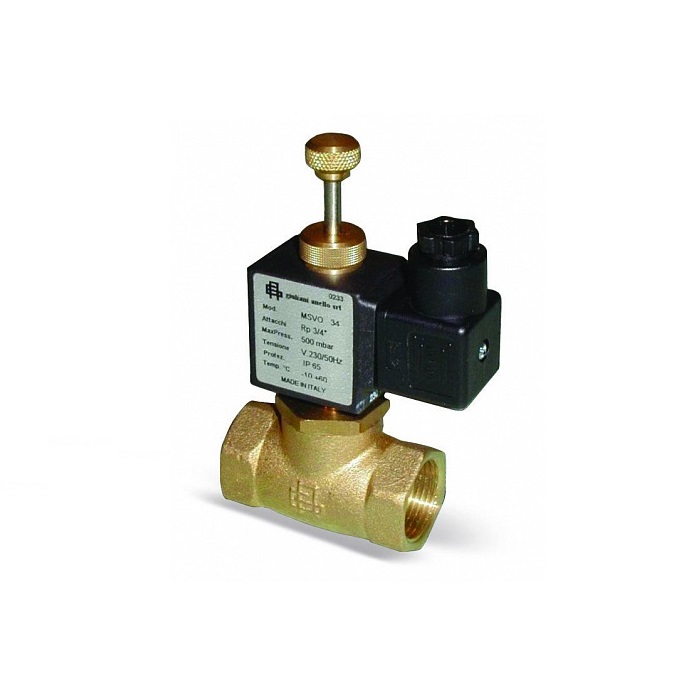WATTS ELETTROVALVOLA PER GAS NORMALMENTE CHIUSA A RIARMO MANUALE 1" 230V EVO25