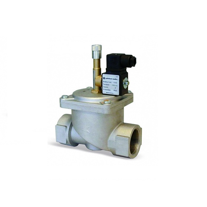 WATTS ELETTROVALVOLA PER GAS NORMALMENTE APERTA A RIARMO MANUALE 1.1/4" 230V MSV114