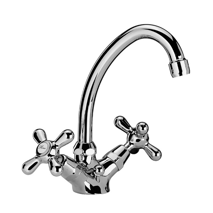 PAINI MONOFORO LAVABO CON BOCCA TUBO ORIENTABILE LIBERTY 17CR250