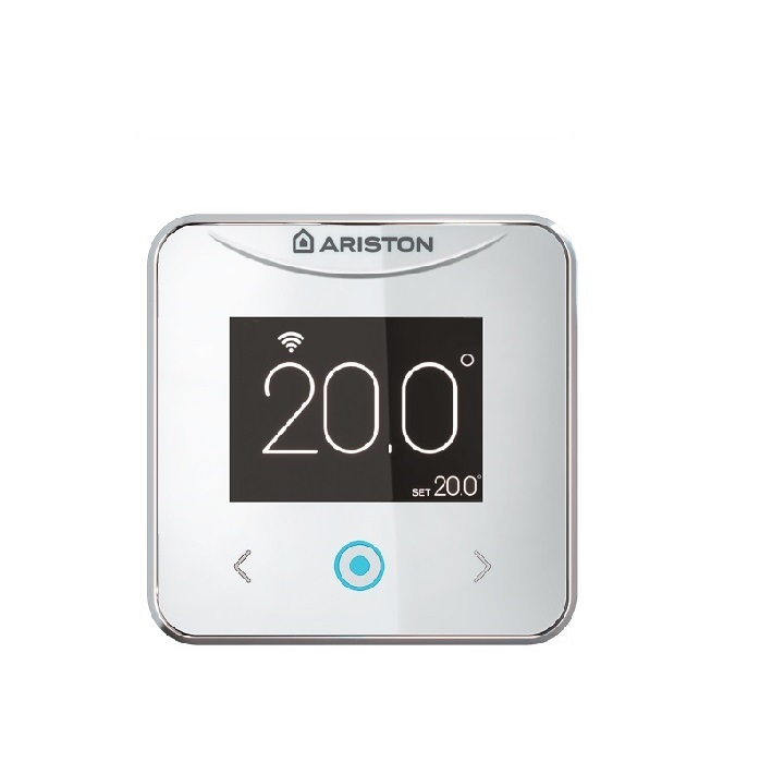 ARISTON TERMOSTATO WI-FI AD INTERFACCIA TOUCH CUBE S NET COD. 3319126 - BIANCO