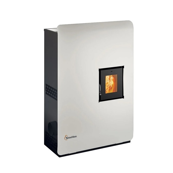 STUFA A PELLET 7,0 KW TERMOVANA WAVE 8.0 BIANCA - COD. 2000056097
