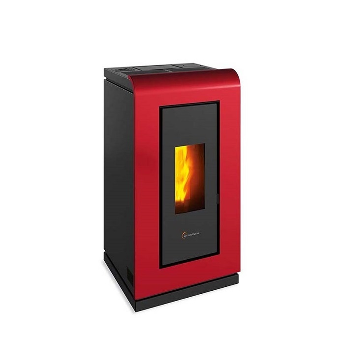 STUFA A PELLET 11,9 KW TERMOVANA KING 14.0 ROSSA - COD. 2000059012