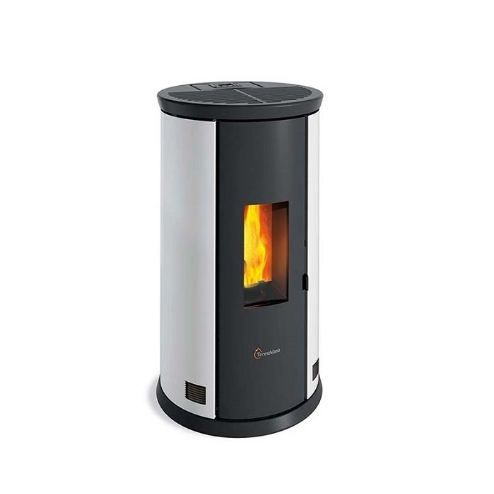 STUFA A PELLET 10,5 KW TERMOVANA FANCY 12.0 BIANCA - COD. 2000028097