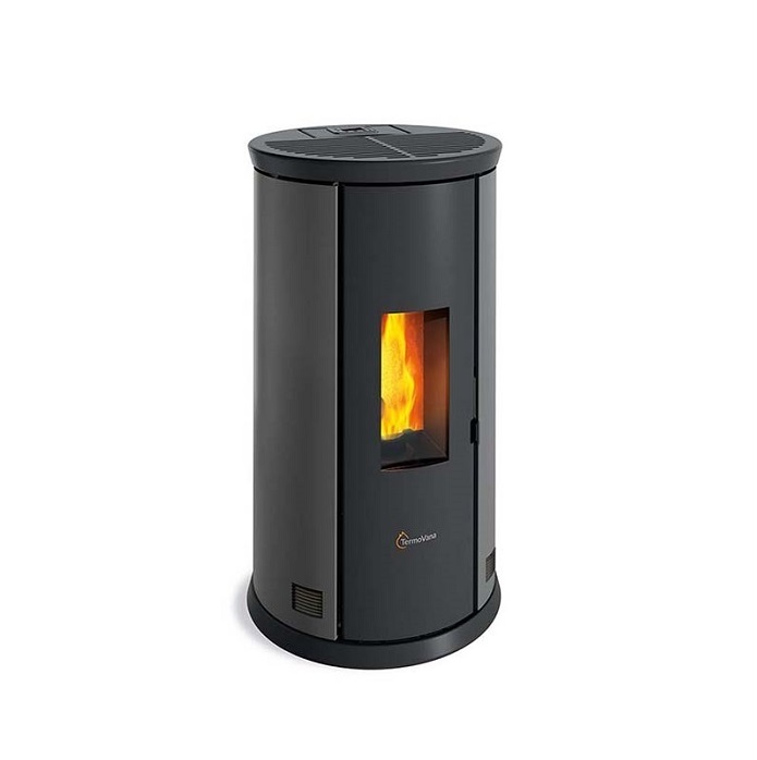 STUFA A PELLET 10,5 KW TERMOVANA FANCY 12.0 ANTRACITE - COD. 2000028040