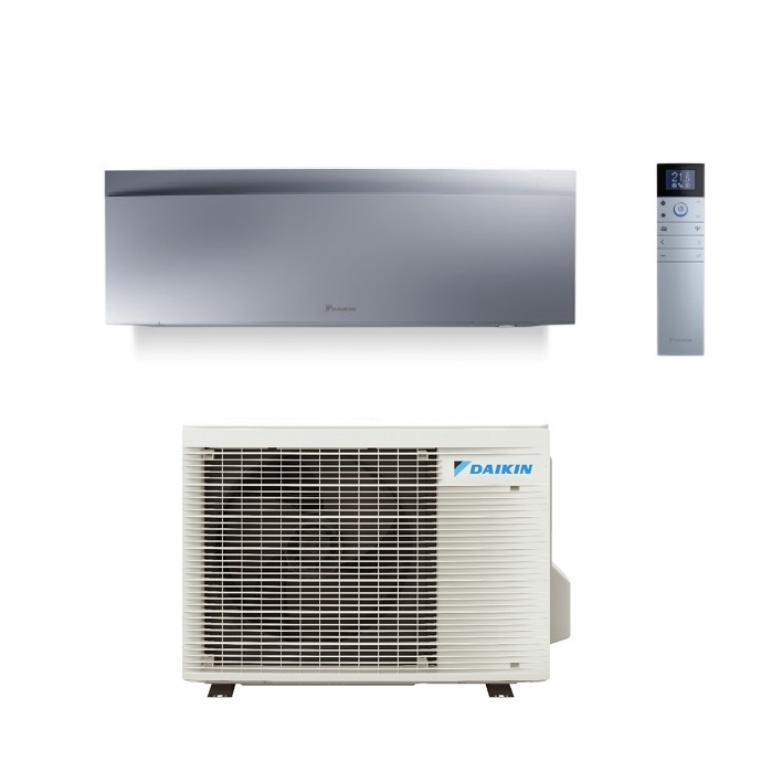 CLIMATIZZATORE CONDIZIONATORE DAIKIN INVERTER SERIE FTXJ20S ARGENTO R-32 EMURA III BLUEVOLUTION A+++ 7000 BTU WI-FI INCLUSO - GARANZIA ITALIA