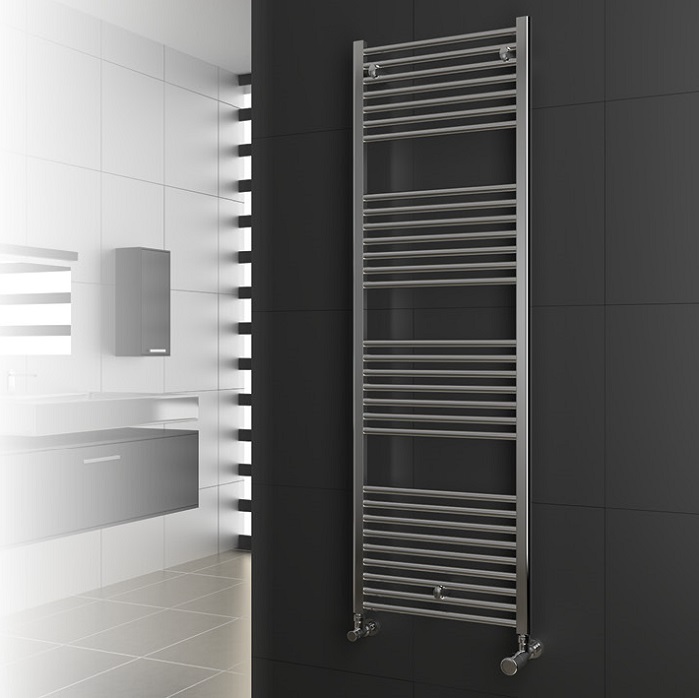 CORDIVARI TERMOARREDO SCALDASALVIETTE LISA 22 CROMATO H 1200x500