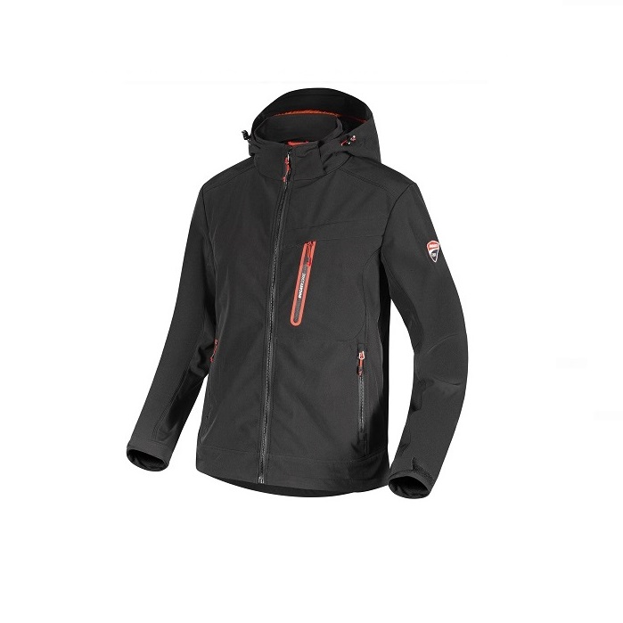 GIACCA DA LAVORO DIADORA PER DUCATI JACKET SOFTSHELL DUCATI CORSE - 702.180073 COLORE NERO TAGLIE S-XXL