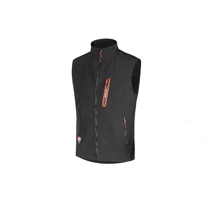 GILET DA LAVORO DIADORA PER DUCATI VEST SOFTSHELL DUCATI CORSE - 702.180072 COLORE NERO TAGLIE S-XXL
