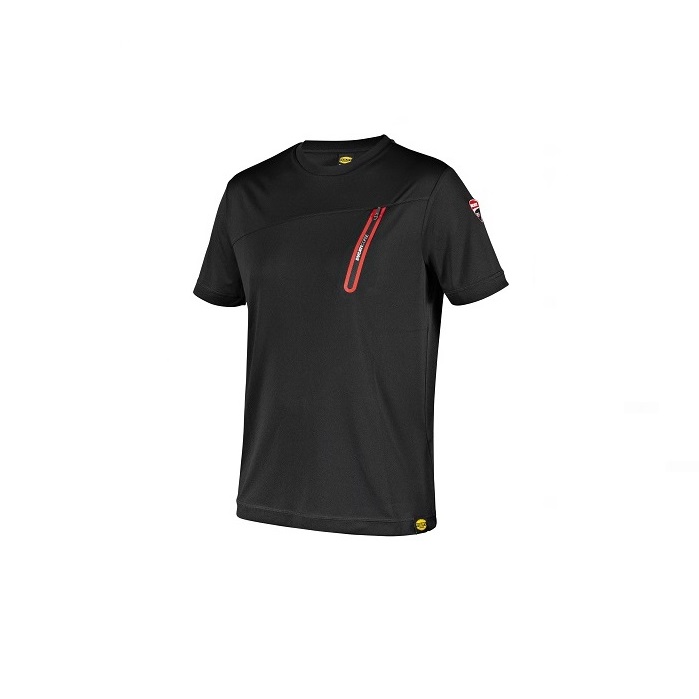 T-SHIRT DA LAVORO DIADORA PER DUCATI T-SHIRT PLUS DUCATI CORSE - 702.180076 COLORE NERO TAGLIE S-XXL