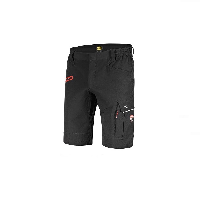 BERMUDA DA LAVORO DIADORA PER DUCATI BERMUDA DUCATI CORSE - 702.180070 COLORE NERO TAGLIE S-XXL