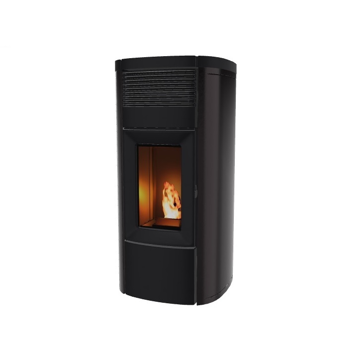 STUFA A PELLET MCZ MUSA HYDROMATIC 24 2,0 IN ACCIAIO – 24 KW METAL DARK M1 MAESTRO