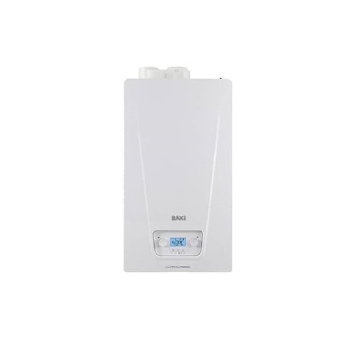 CALDAIA BAXI LUNA CLASSIC 28 KW A CONDENSAZIONE LOW NOX COMPLETA DI KIT SCARICO FUMI SDOPPIATO INTEGRATO - METANO O GPL - NOVITÀ WI-FI OPTIONAL