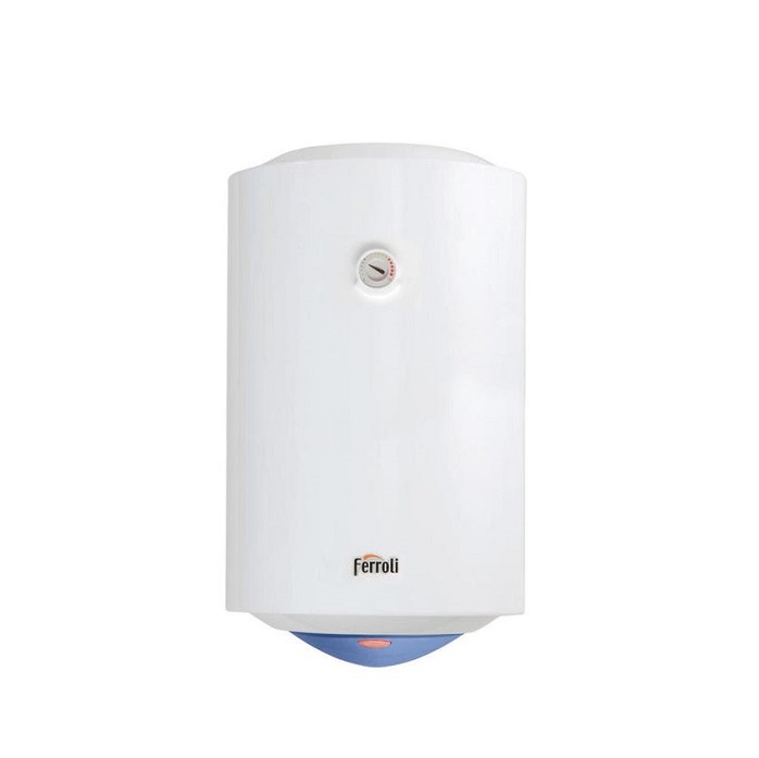 FERROLI SCALDACQUA SCALDABAGNO TERMOELETTRICO CALYPSO VERTICALE 80 MT ATTACCO DESTRO - E330206A