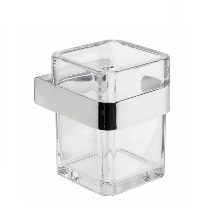 METAFORM PORTA SPAZZOLINI SERIE 25 CROMO - 105G12100