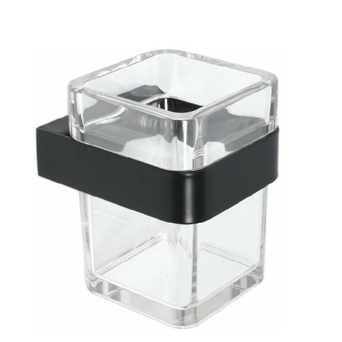 METAFORM PORTA SPAZZOLINI SERIE 25 NERO - 105G12001