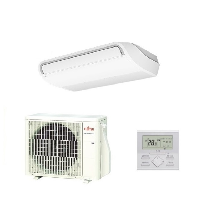 CLIMATIZZATORE CONDIZIONATORE FUJITSU SPLIT SOFFITTO INVERTER KR ECO ABYG36KRTA 36000 BTU MONOFASE CON FILOCOMANDO INCLUSO - NEW
