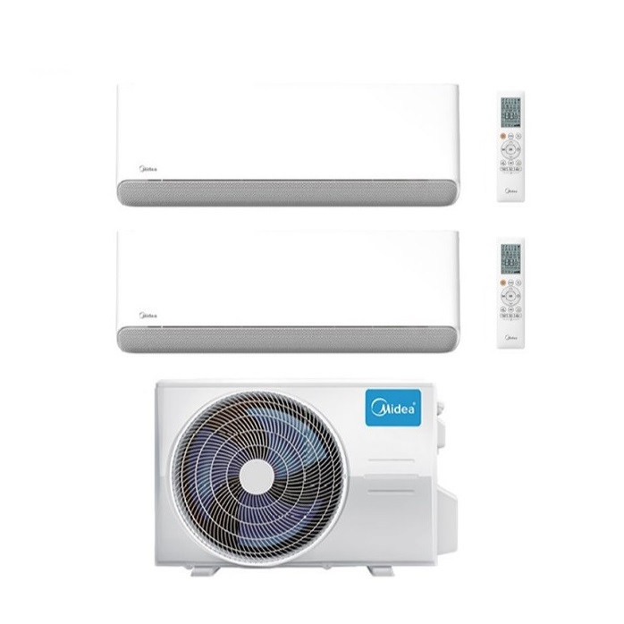 CLIMATIZZATORE CONDIZIONATORE DUAL SPLIT INVERTER MIDEA BREEZELESS E 9000+9000 BTU A++ 9+9 CON M2OH-14HFN8-Q WI-FI INCLUSO R-32 NUOVO MODELLO
