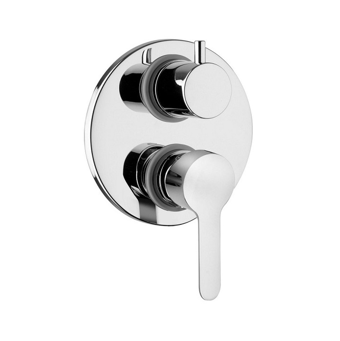 MISCELATORE MONOCOMANDO PER DOCCIA INCASSO CON DEVIATORE PAINI SERIE P3 P3CR6911P1
