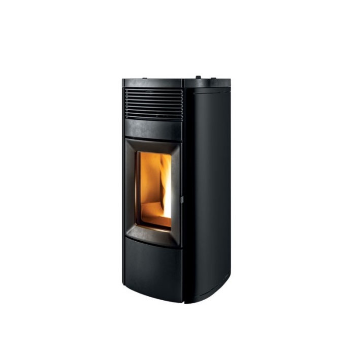 STUFA A PELLET MCZ MUSA HYDROMATIC 18 M2 IN ACCIAIO 18 KW DARK METAL - 7121039