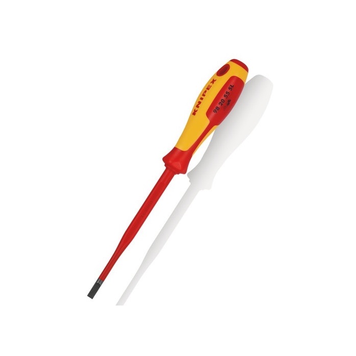 KNIPEX GIRAVITE SLIM PER ELETTRICISTI 55 KIN982055SL CACCIAVITE SOTTILE PER VITI PIATTE