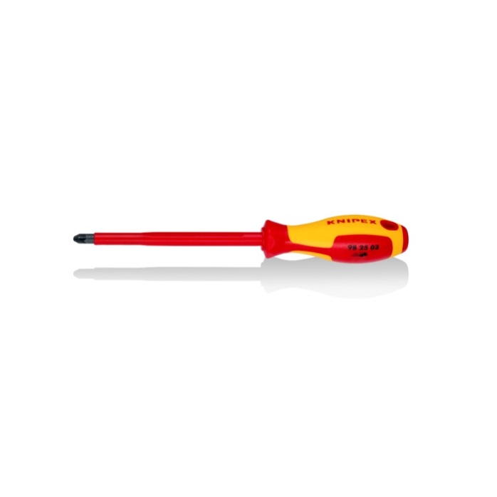 KNIPEX GIRAVITE PER ELETTRICISTI 03 KNI982503 CACCIAVITE PER VITI CRUCIFORMI